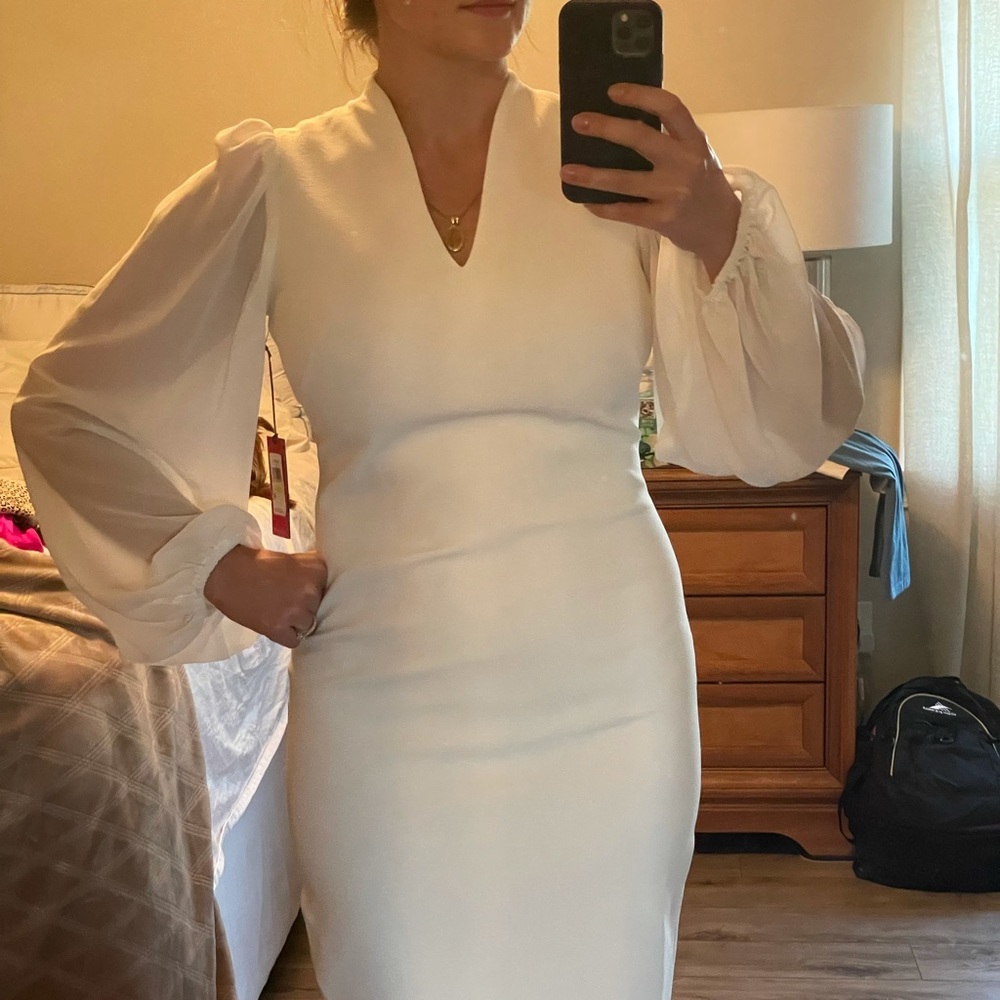 Vince camuto white dress